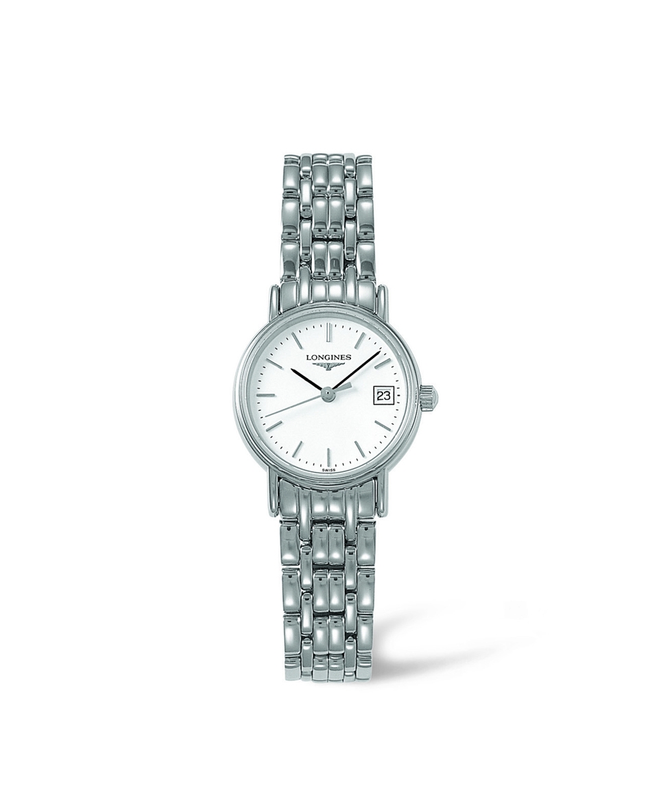 Longines L4.220.4.12.6 : Presence 23.5 Quartz Stainless Steel