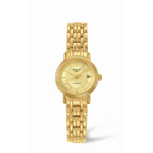 Longines L4.221.2.42.8 : Presence 25.5 Automatic Yellow Stick Yellow Bracelet
