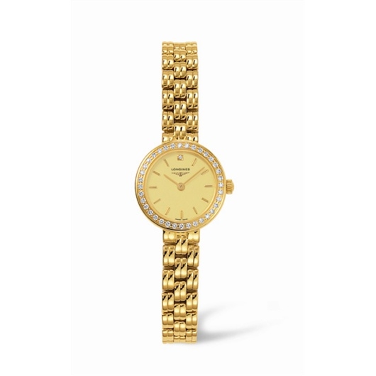 Longines L4.228.7.32.6 : Prestige Gold 21 Diamond