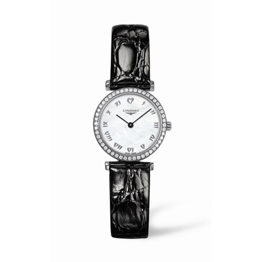 Longines L4.241.0.09.2 : La Grande Classique Quartz 24 Diamond Bezel