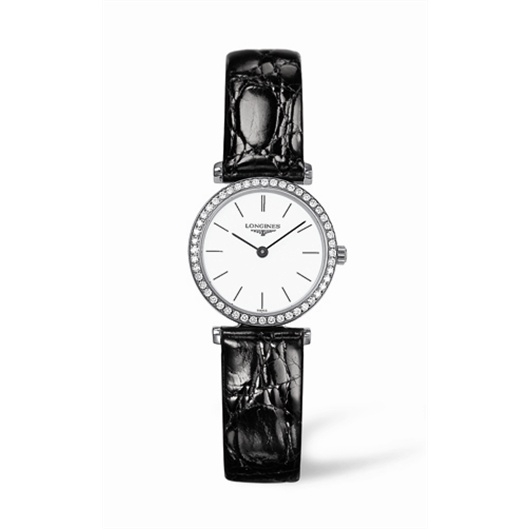 Longines L4.241.0.12.2 : La Grande Classique Quartz 24 Diamond Bezel