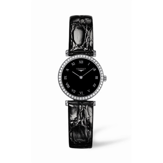 Longines L4.241.0.51.2 : La Grande Classique Quartz 24 Diamond Bezel
