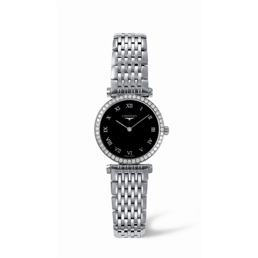 Longines L4.241.0.51.6 : La Grande Classique Quartz 24 Diamond Bezel