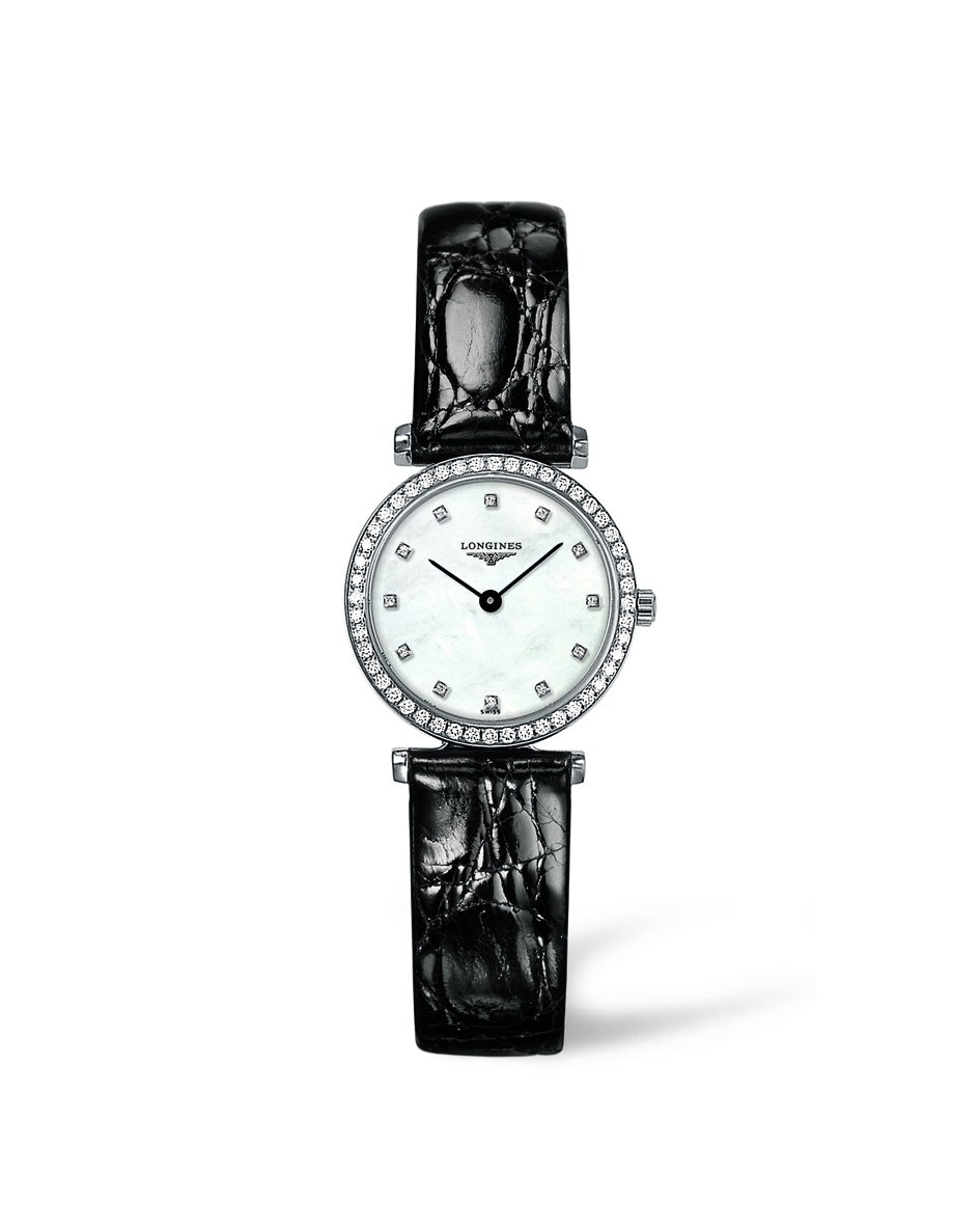 Longines L4.241.0.80.2 : La Grande Classique Quartz 24 Diamond Bezel