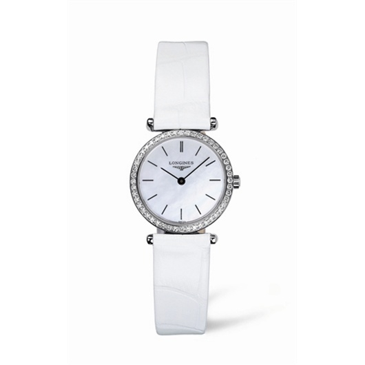 Longines L4.241.0.86.2 : La Grande Classique Quartz 24 Diamond Bezel
