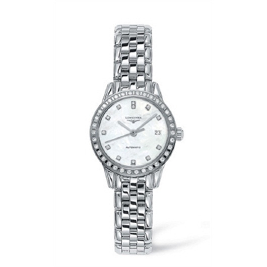 Longines L4.274.0.87.6 : Flagship 26 Automatic Diamond Bezel MOP