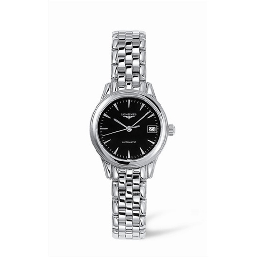 Longines L4.274.4.52.6 : Flagship 26 Automatic Stainless Steel Black