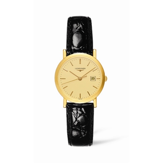 Longines L4.279.6.32.2 : Presence 26.8 Quartz Gold