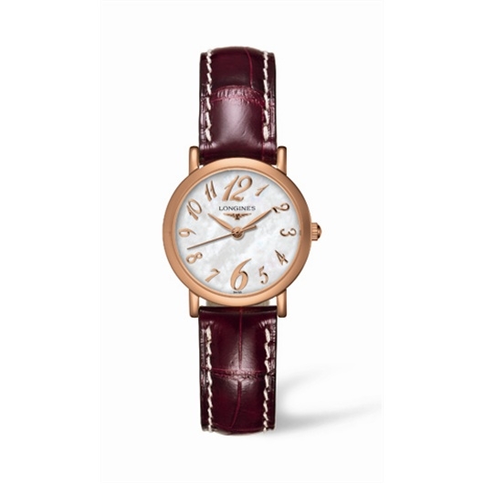 Longines L4.279.8.83.2 : Presence 26.8 Quartz Pink Gold