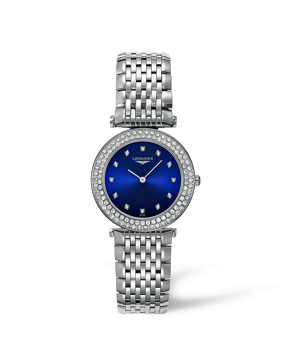Longines L4.308.0.97.6 : La Grande Classique Quartz 29 Diamond Bezel