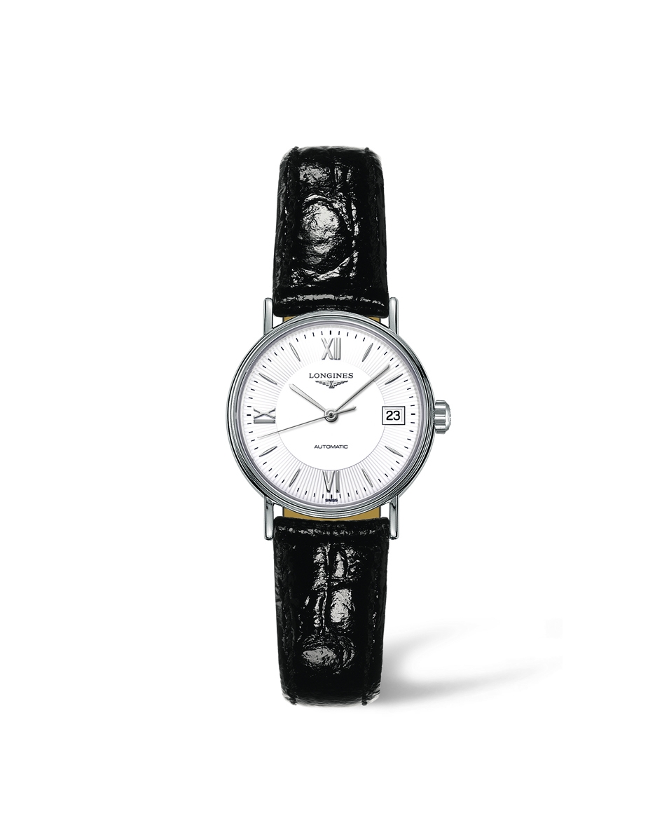 Longines L4.321.4.15.2 : Presence 25.5 Automatic Stainless Steel / White - Mixed