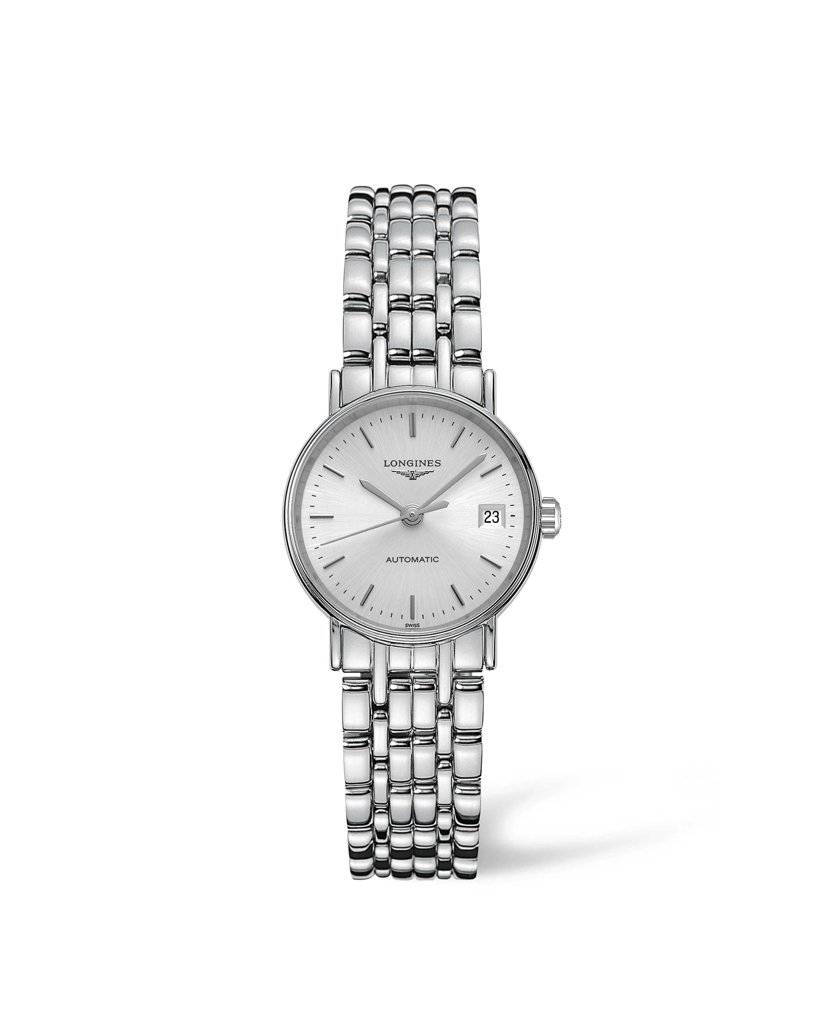 Longines L4.321.4.72.6 : Presence 25.5 Automatic Stainless Steel / Silver / Bracelet