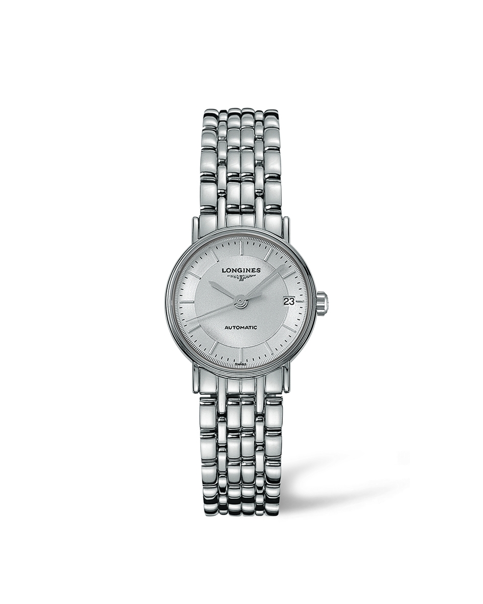 Longines L4.321.4.78.6 : Presence 25.5 Automatic Stainless Steel / Silver / Bracelet