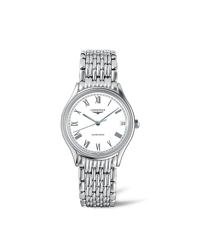 Longines L4.361.4.11.6 : Lyre 30 Automatic Stainless Steel / White - Roman / Bracelet