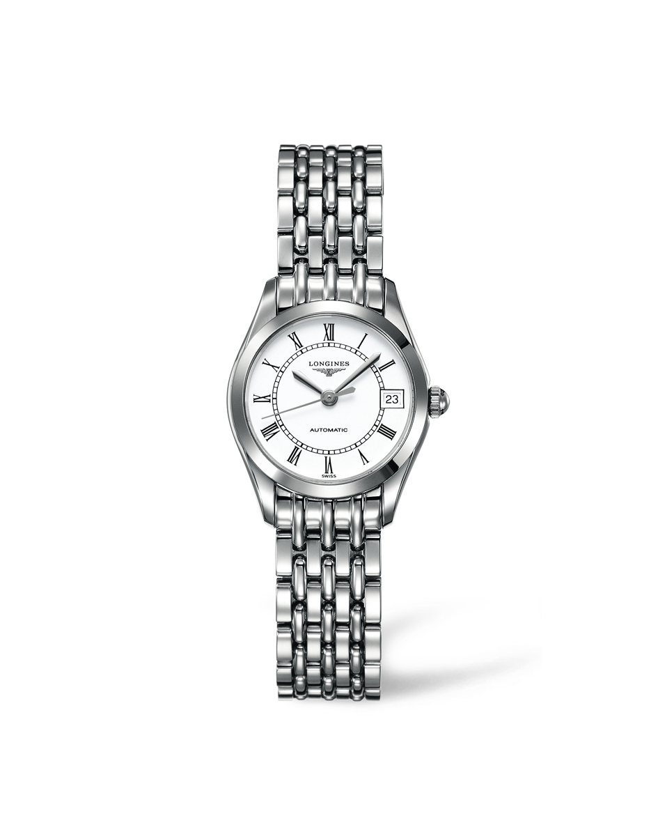 Longines L4.398.4.11.6 : La Grande Classique Automatic 25 Stainless Steel / White