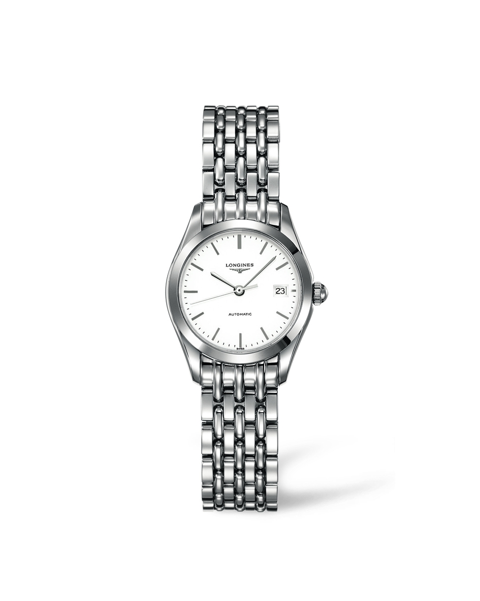 Longines L4.398.4.12.6 : La Grande Classique Automatic 25 Stainless Steel / White