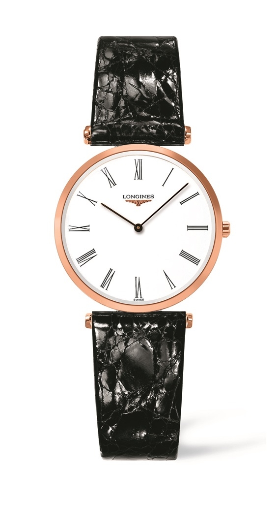 Longines L4.512.1.91.2 : La Grande Classique 29 Quartz Stainless Steel / PVD Red / White