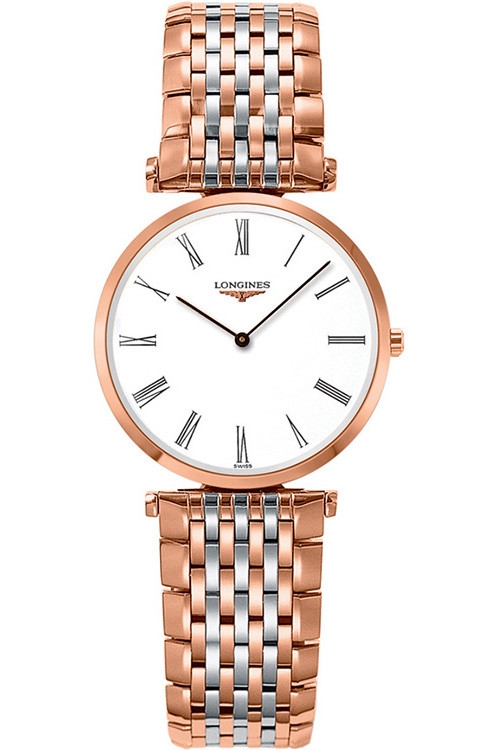Longines L4.512.1.91.7 : La Grande Classique 29 Quartz Stainless Steel / PVD Red / White / Bracelet