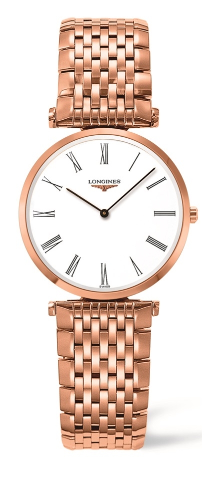 Longines L4.512.1.91.8 : La Grande Classique 29 Quartz Stainless Steel / PVD Red / White / Bracelet