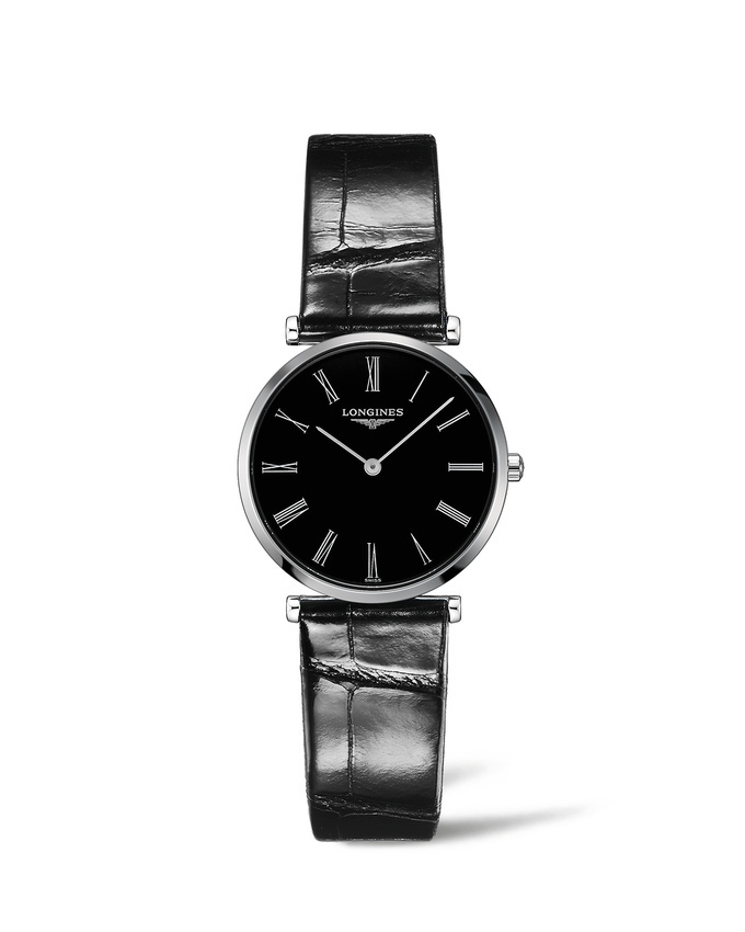 Longines L4.512.4.51.2 : La Grande Classique Quartz 29 Stainless Steel / Black - Roman