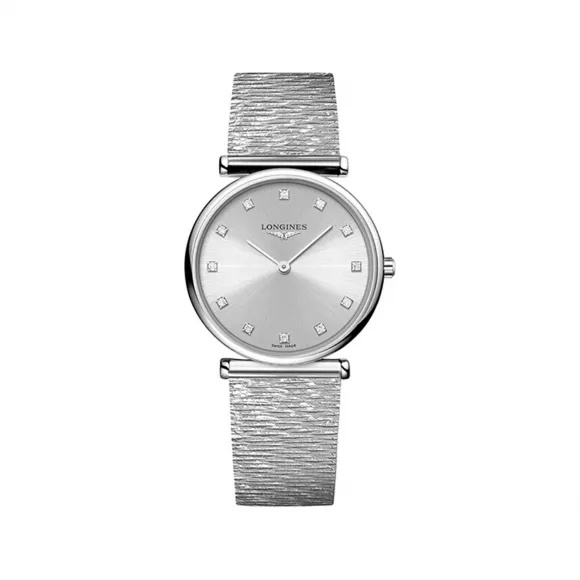 Longines L4.512.4.74.6 : La Grande Classique Quartz 29 Stainless Steel / Grey / Bracelet