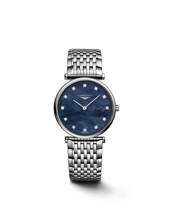 Longines L4.512.4.81.6 : La Grande Classique Quartz 29 Stainless Steel / Blue MOP / Bracelet