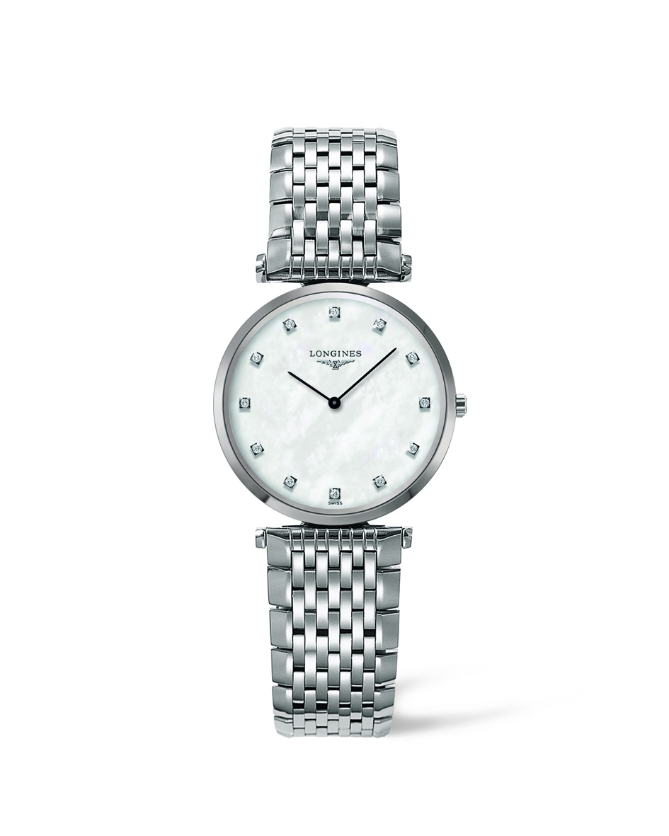 Longines L4.512.4.87.6 : La Grande Classique Quartz 29 Stainless Steel / MOP / Bracelet