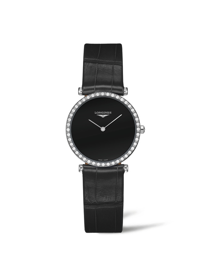Longines L4.523.0.50.2 : La Grande Classique 29 Stainless Steel - Diamond / Black