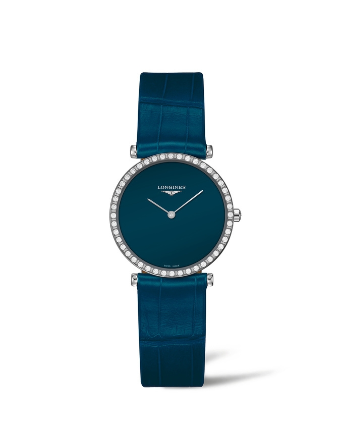 Longines L4.523.0.90.2 : La Grande Classique 29 Stainless Steel - Diamond / Blue