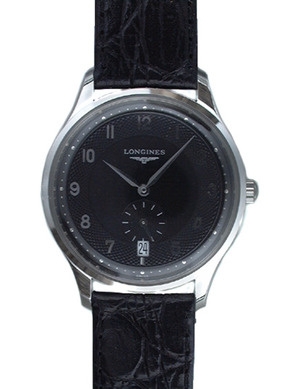 Longines L4.685.6.56.2 : Heritage Prestige White Gold / Black