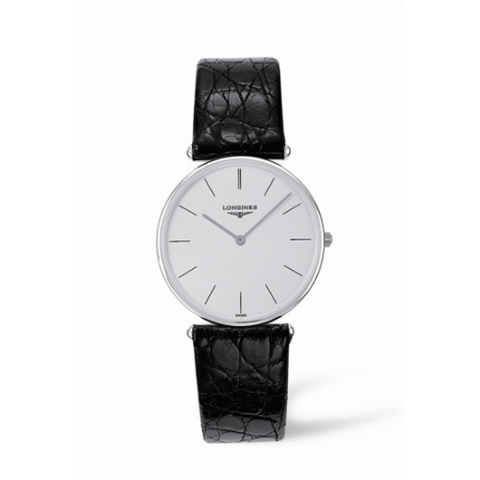 Longines L4.691.6.72.2 : La Grande Classique 33 Quartz White Gold
