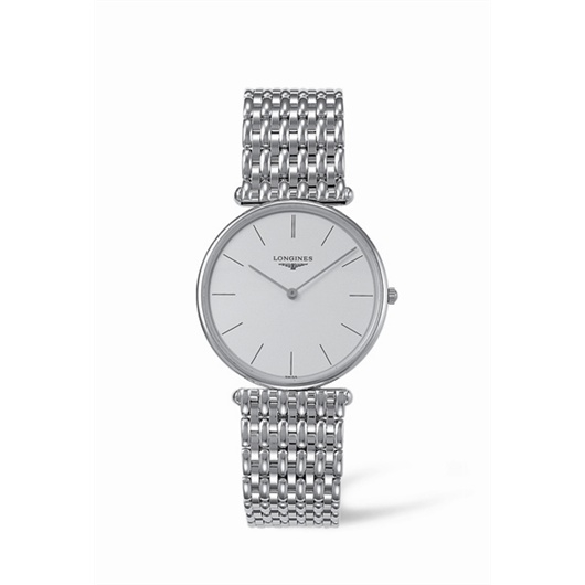 Longines L4.691.6.72.6 : La Grande Classique 33 Quartz White Gold
