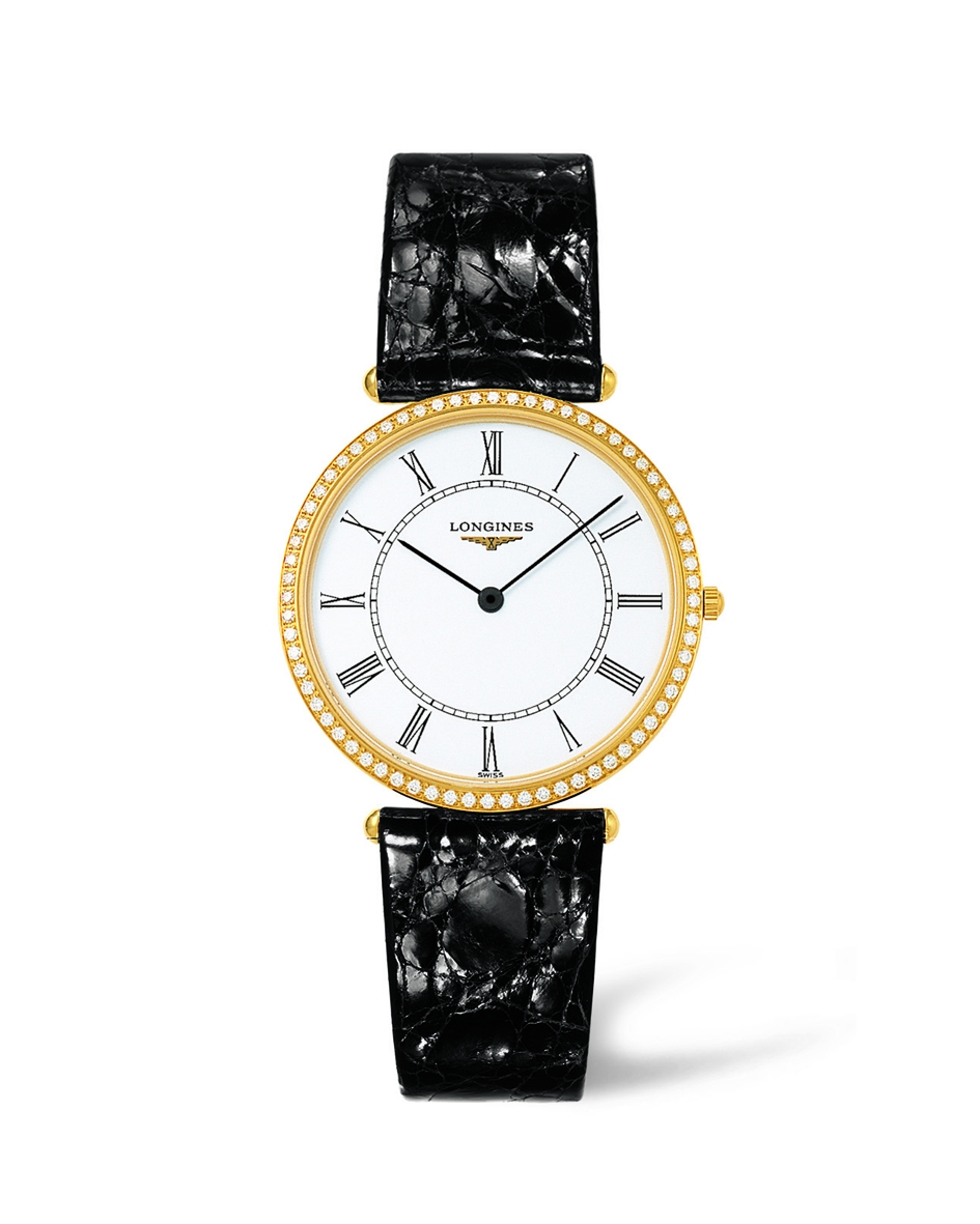 Longines L4.691.7.11.0 : La Grande Classique 33 Quartz Gold Diamond