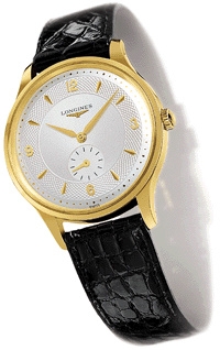 Longines L4.693.6.76.2 : Heritage Prestige Yellow Gold / Silver