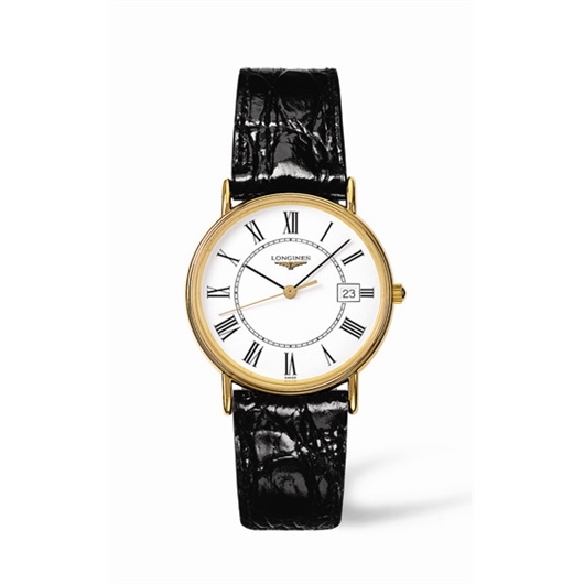 Longines L4.720.2.11.2 : Presence 33 Quartz Yellow Roman