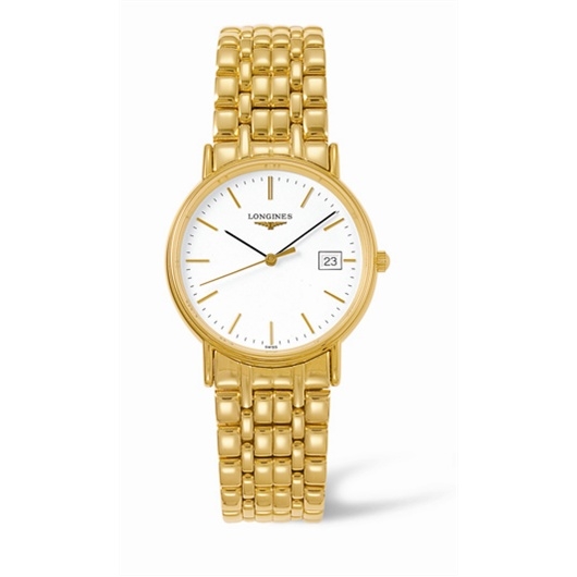 Longines L4.720.2.12.8 : Presence 33 Quartz Yellow