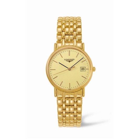 Longines L4.720.2.32.8 : Presence 33 Quartz Yellow