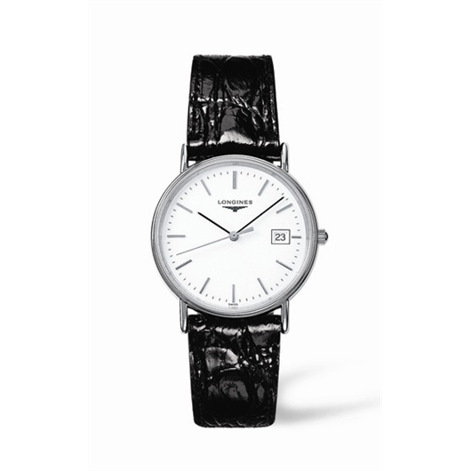 Longines L4.720.4.12.2 : Presence 33 Quartz Stainless Steel