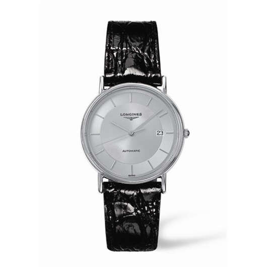 Longines L4.721.4.78.2 : Presence 34.5 Automatic Stainless Steel Silver