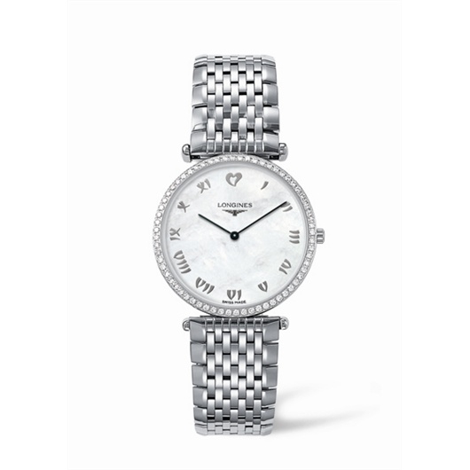 Longines L4.741.0.09.6 : La Grande Classique 33 Quartz Diamond Bezel