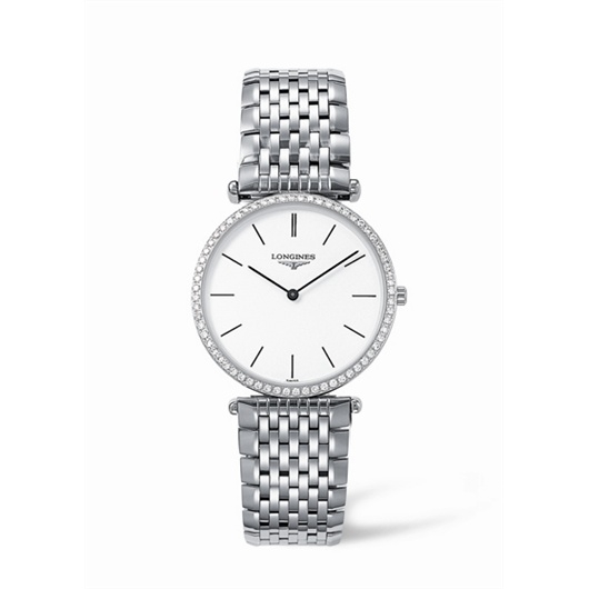 Longines L4.741.0.12.6 : La Grande Classique 33 Quartz Diamond Bezel Stick