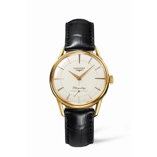 Longines L4.746.6.72.0 : Flagship Heritage Yellow Gold