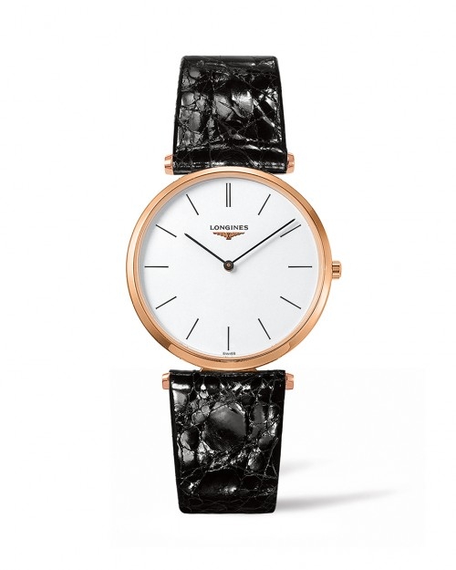 Longines L4.755.1.92.2 : La Grandes Classique Quartz 36 PVD Rose / White / Bracelet