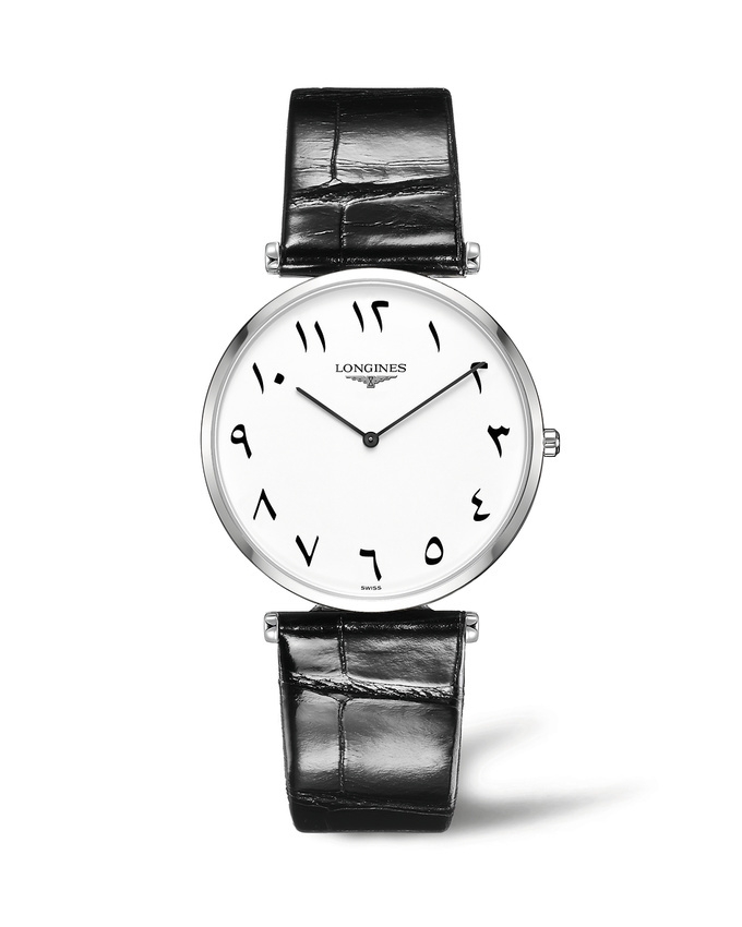 Longines L4.766.4.13.2 : La Grande Classique Quartz 37 Stainless Steel / White - Eastern Arabic