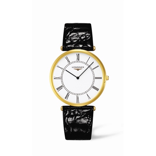 Longines L4.766.6.11.2 : La Grande Classique Quartz 37 Yellow Gold