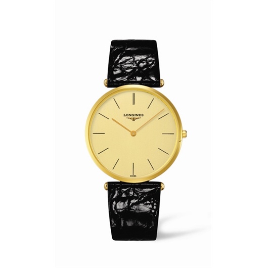 Longines L4.766.6.32.2 : La Grande Classique Quartz 37 Yellow Gold