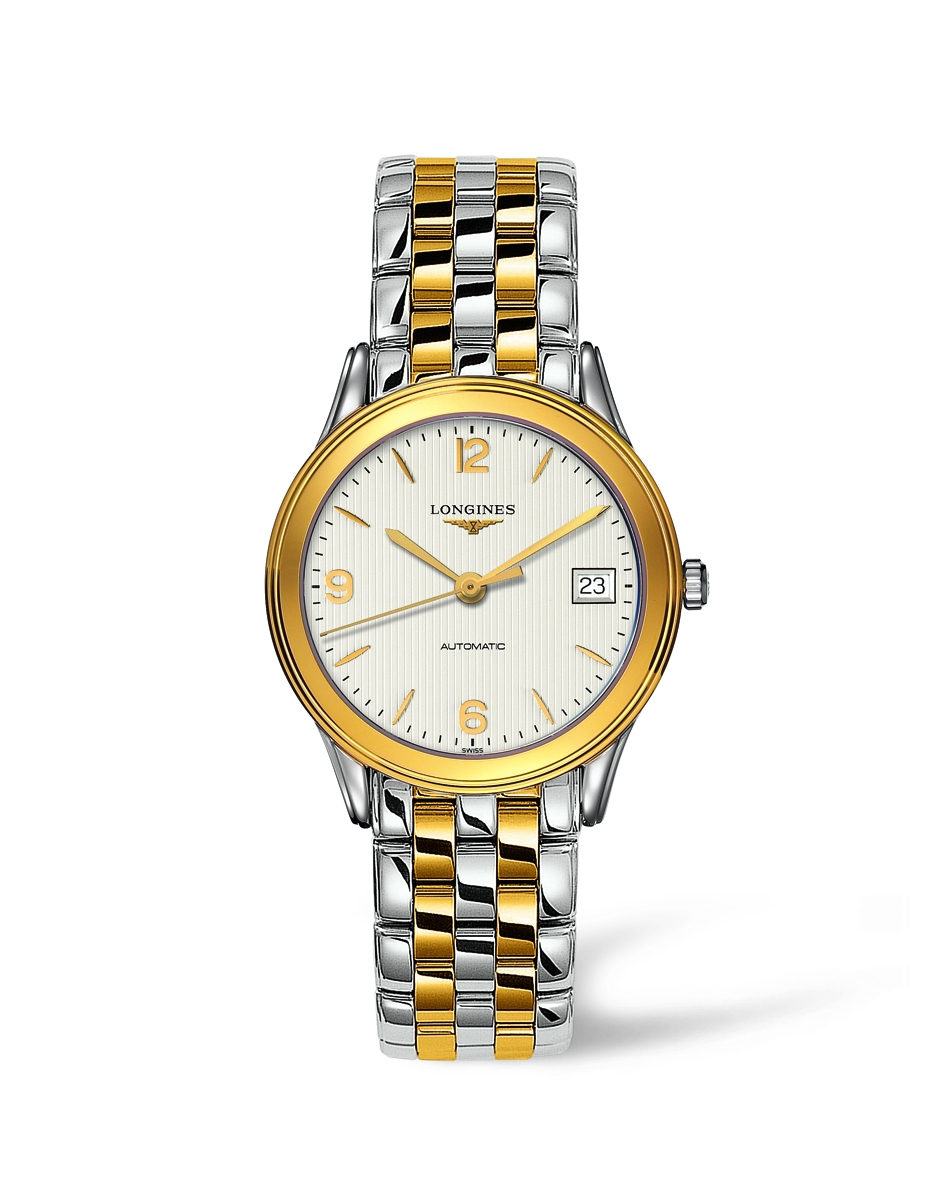 Longines L4.774.3.76.7 : Flagship 35.6 Automatic Two Tone Cream