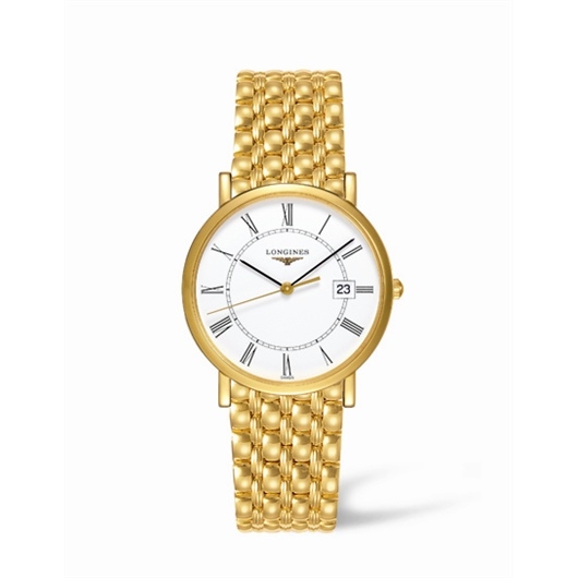 Longines L4.777.6.11.6 : Presence 34 Quartz Gold