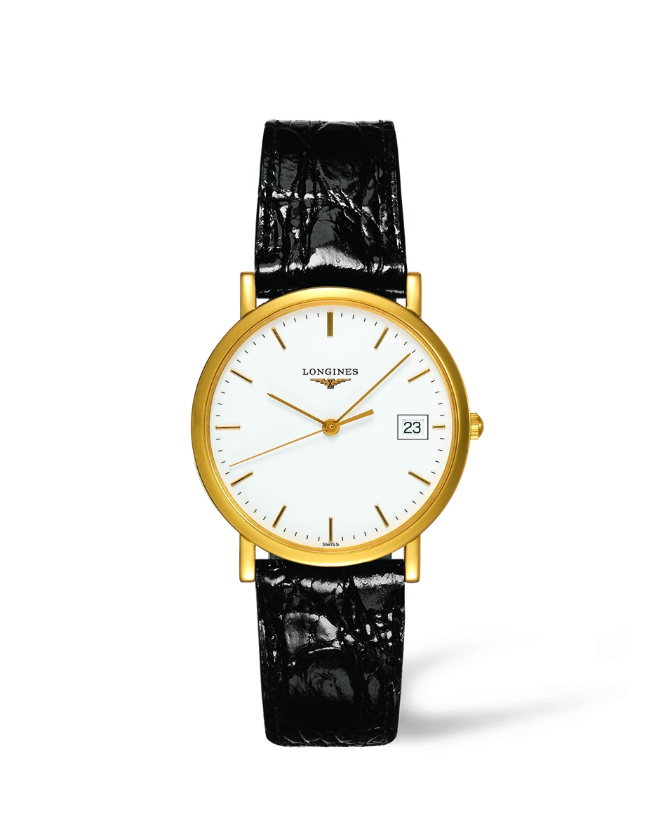 Longines L4.777.6.12.0 : Presence 34 Quartz Gold