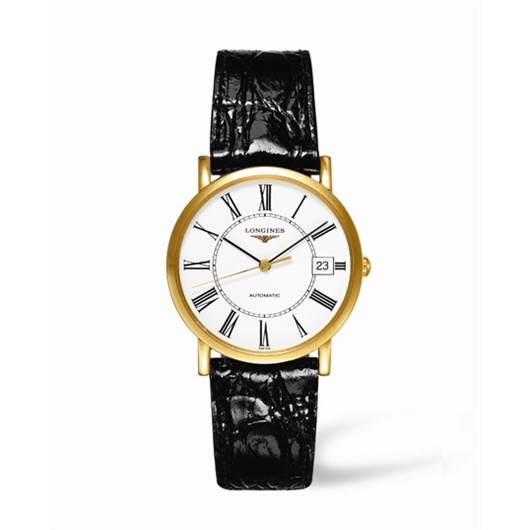 Longines L4.778.6.11.2 : Presence 34.5 Automatic Gold